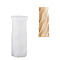 DIY Candle Silicone Molds, for Candle Making, Pillar, White, 12.7x5.3cm, Inner Diameter: 4.3cm