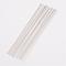Iron Beading Needles, Silver, 120x0.45mm, Hole: 0.5mm, about 25pcs/bag