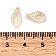 ガラスビーズ  葉  小麦  12x6.5x5mm  穴：0.8mm&nbsp;GLAA-D303-08L-3