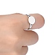 Brass Pad Ring Base Findings&nbsp;EC022-6