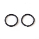 Spray Painted Iron Open Jump Rings&nbsp;IFIN-F149-B12-1