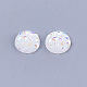 樹脂カボション  半円  ホワイト  12x3~3.5mm&nbsp;CRES-T012-01A-2