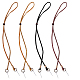 4Pcs Leather Cord Hat Chin Strap&nbsp;HJEW-HS00100-1