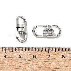 304 Stainless Steel Double Eye Swivel Clasps&nbsp;STAS-B082-07P