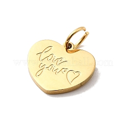 304 Stainless Steel Pendants&nbsp;STAS-B102-09A-G