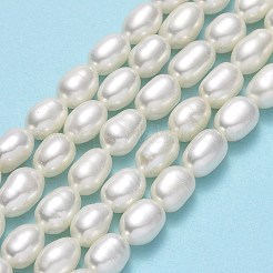 Natural Cultured Freshwater Pearl Beads Strands&nbsp;PEAR-J006-17C-01