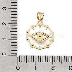 Brass Micro Pave Green Cubic Zirconia Pendants&nbsp;CU-E002-16G