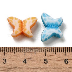 不透明なアクリルビーズ  クラフトスタイル  蝶  ミックスカラー  10.5x14.5x5mm  穴：2.2mm  1190個/ 500g&nbsp;OACR-E039-26