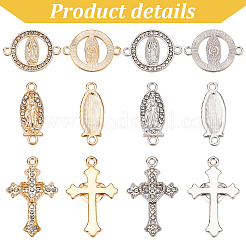 60PCS 6Style Alloy Pendants&nbsp;FIND-GO0001-12