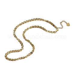 304 Stainless Steel Link Chain Necklaces for Women Men&nbsp;NJEW-Q028-09G