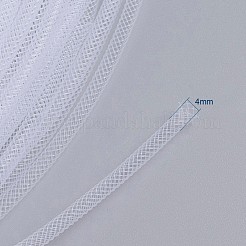 プラスチックネットスレッドコード  ホワイト  4mm  50ヤード/バンドル（150フィート/バンドル）&nbsp;PNT-Q003-4mm-01