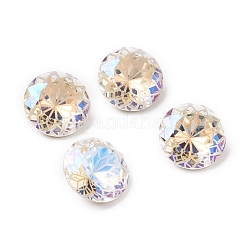 K9 Glass Rhinestone Pointed Back Cabochons&nbsp;X-RGLA-P030-06B-M01