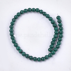 Natural Malachite Beads Strands&nbsp;G-S333-4mm-028
