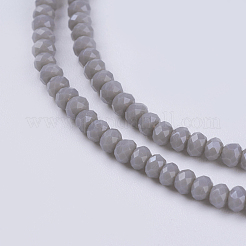 Electroplate Glass Beads Strands&nbsp;GLAA-F076-FR06