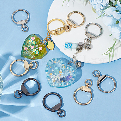 12Pcs 3 Colors Alloy Swivel Clasp&nbsp;FIND-SC0010-11