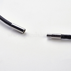 Cowhide Leather Cord Necklace Making&nbsp;MAK-G003-06B
