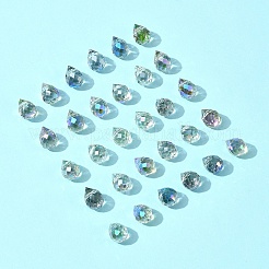48Pcs 4 Colors Electroplate Glass Beads&nbsp;GLAA-FS0001-89