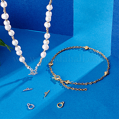 4 Sets 2 Style Sterling Silver Toggle Clasps&nbsp;STER-PH0003-87