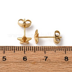 304 Stainless Steel Stud Earrings&nbsp;EJEW-Z134-05G