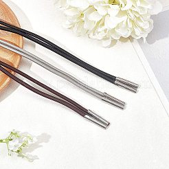 弾性ゴムコード/バンド  鉄のパーツと  ウェビング衣類縫製アクセサリー  ミックスカラー  4.5mm  4スタンド/セット  3セット /バッグ&nbsp;OCOR-GA0001-03