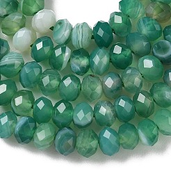Natural Banded Agate Beads Strands&nbsp;G-D344-A34-05
