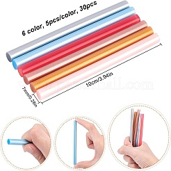 30Pcs 6 Colors DIY Glue Gun Sealing Wax Sticks&nbsp;DIY-CP0005-56