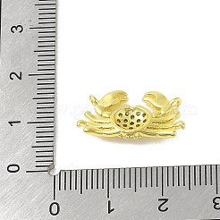 Brass Micro Pave Cubic Zirconia Pendants&nbsp;KK-E111-24G