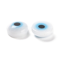 Handmade Lampwork Evil Eye Cabochons&nbsp;LAMP-E022-01B