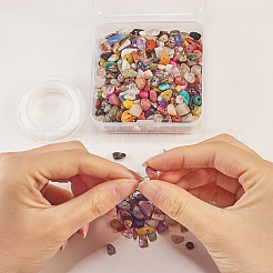 Natural & Synthetic Mixed Gemstone Beads&nbsp;G-CJ0001-19