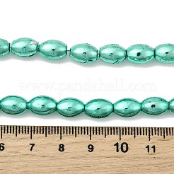 Electroplated Synthetic Non-magnetic Hematite Beads Strands&nbsp;G-H327-A01-02