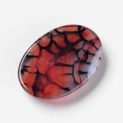 Natural Dragon Veins Cabochons&nbsp;G-F296-07-25x35mm