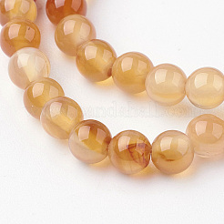 Natural Carnelian Beads Strands&nbsp;G-G735-64-4mm