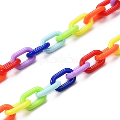 Personalized Acrylic Cable Chain Necklaces&nbsp;NJEW-JN02899