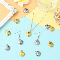 12Pcs 6 Styles 304 Stainless Steel Pendants&nbsp;STAS-CJ0002-88