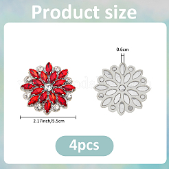 4Pcs Paillette and Rhinestone Accessories&nbsp;FIND-FH0012-19A
