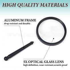 1Pc Aluminum Magnifying Glass&nbsp;AJEW-BC0009-13EB