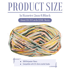 Polyester Fibers Knitting Yarn&nbsp;DIY-TADJ0002-005G