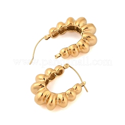 Ion Plating(IP) 304 Stainless Steel Stud Earrings for Women&nbsp;EJEW-N055-22G
