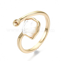 Brass Peg Bails Cuff Finger Ring Settings&nbsp;KK-S354-287-NF