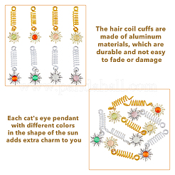 16Pcs DIY Hair Accessories Set&nbsp;PALLOY-PH01472