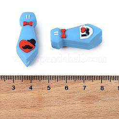 Father's Day Silicone Beads&nbsp;SIL-D014-03E