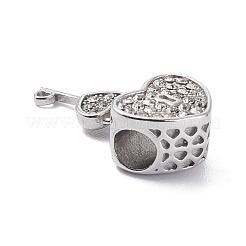 304 Stainless Steel European Beads&nbsp;CPDL-G001-07A