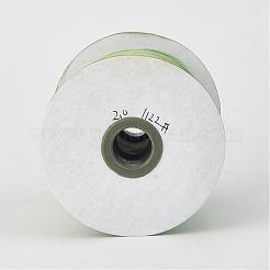 環境に優しい韓国のワックスポリエステルコード  ダークシーグリーン  1mm  約169.51~174.98ヤード（155~160m）/ロール&nbsp;YC-P002-1mm-1122