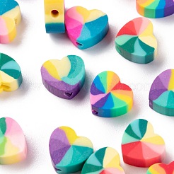 300Pcs 5 Styles Handmade Polymer Clay Beads&nbsp;CLAY-LS0001-04