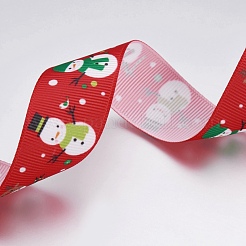 Polyester Printed Grosgrain Ribbons&nbsp;ORIB-E002-D01