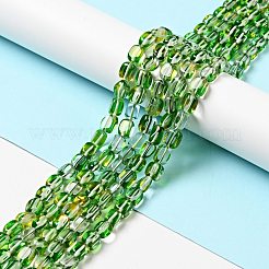 Electroplated Synthetic Moonstone Beads Strands&nbsp;G-P473-A01-M