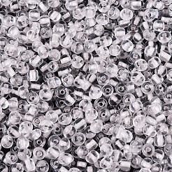 ガラスシードビーズ  紫外線反応性ビーズ  色が変わるビーズ  ロンデル  暗紫色  4~5x3~4mm  穴：1~1.2mm  約6428個/ポンド&nbsp;SEED-T007-10C
