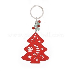 Dyed Poplar Wood Keychain&nbsp;KEYC-JKC00205-03