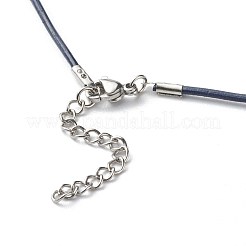 Cowhide Leather Choker Necklaces&nbsp;X-NJEW-JN03598-01