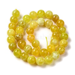 Natural Fire Crackle Agate Beads Strands&nbsp;G-G0004-B01-D